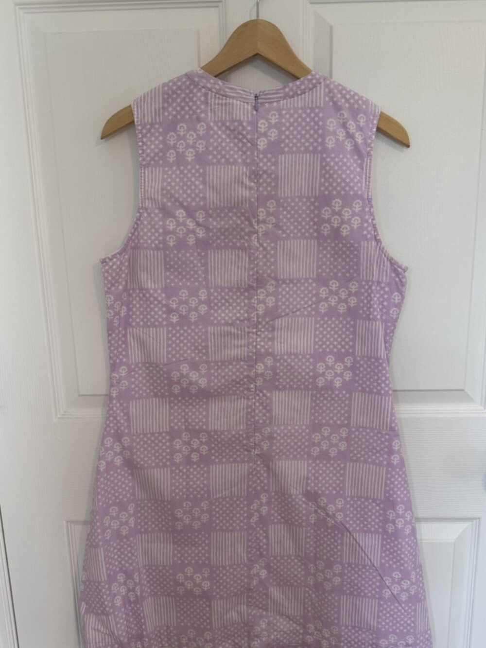 Julia Amory Sleeveless Lavender Shift Dress Size L - Picture 4 of 9